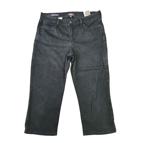 NYDJ MARILYN Crop Straight Capri Jeans Size: 10 - Picture 1 of 13